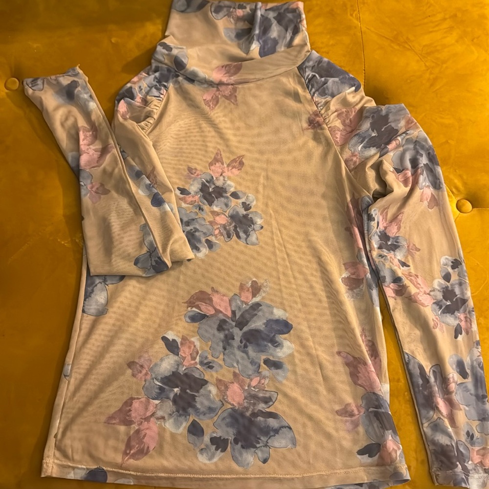 Free People Beautiful Mesh Top Size M